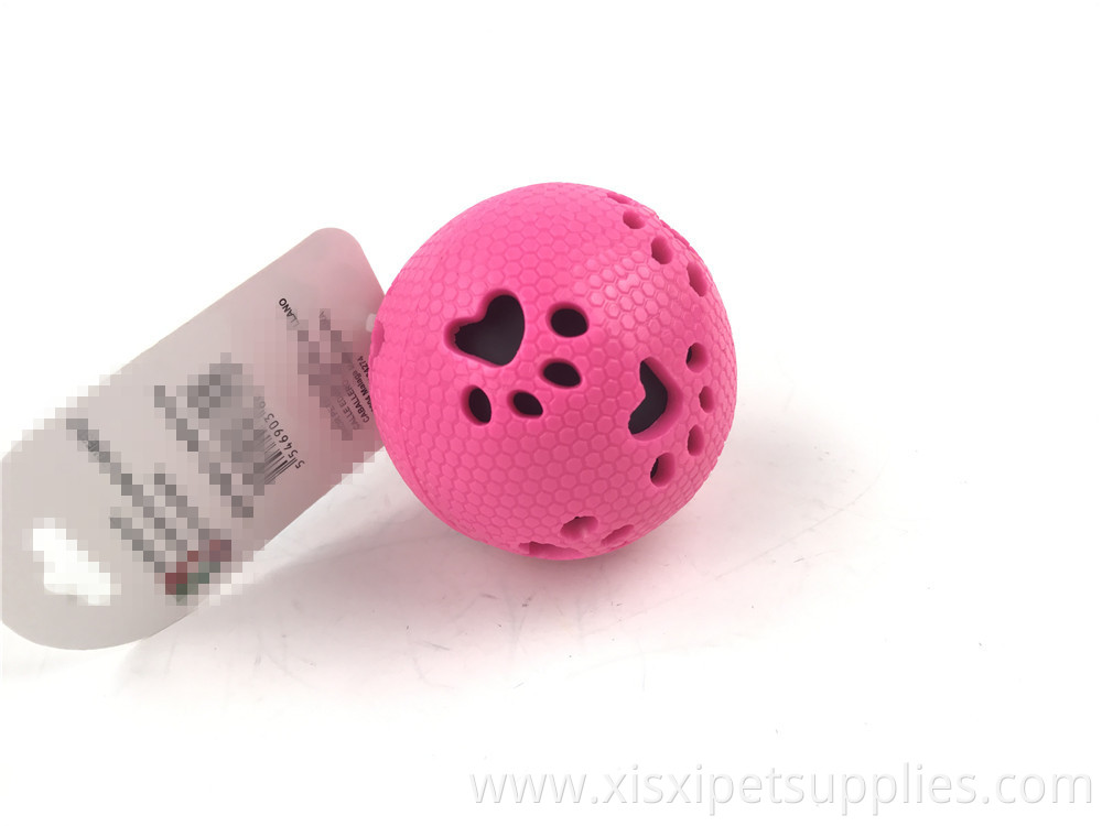 Ball toy pet chew rubber dog toy durable dog chew pet toys bouncing ball seven color